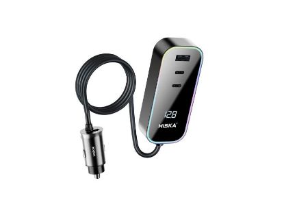 تصویر شارژر فندکی 120 وات هیسکا مدل HCC-328